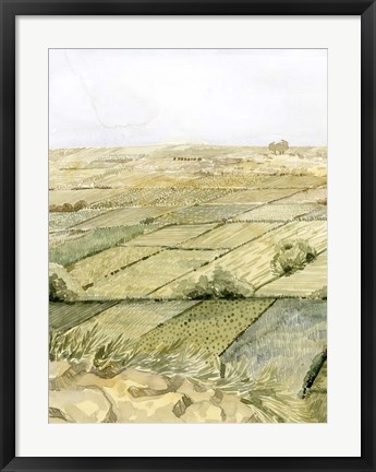 Framed Flatlands I Print