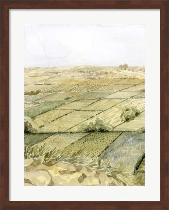 Framed Flatlands I Print