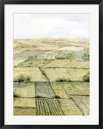 Framed Flatlands II Print