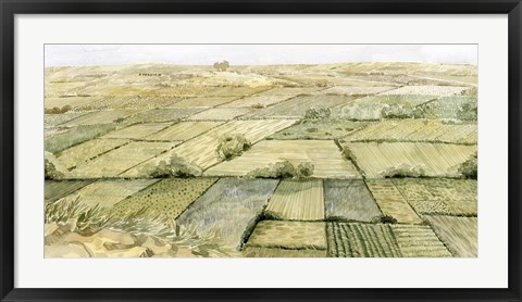 Framed Flatlands III Print