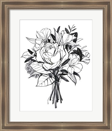 Framed Gathered II Print