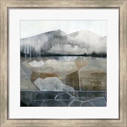 Framed Valley Stormscape II Print