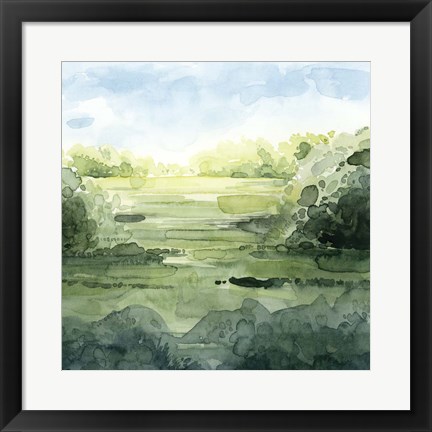 Framed Summer Strata II Print