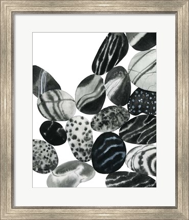 Framed Dalmatian Rocks II Print