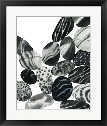 Framed Dalmatian Rocks II Print