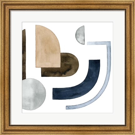 Framed Moving Pieces III Print