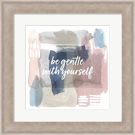 Framed Calm Watercolor II Print