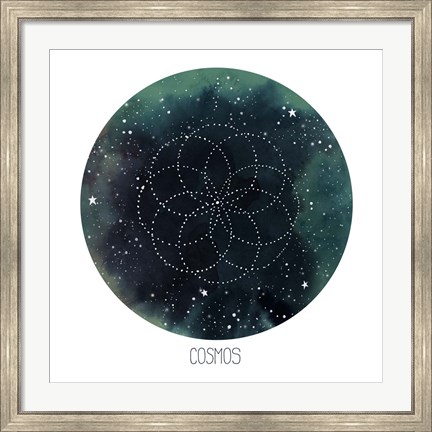Framed Celestial Orb III Print