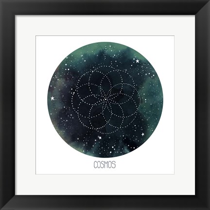 Framed Celestial Orb III Print