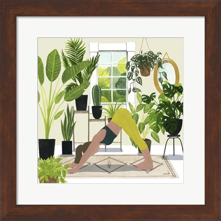 Framed Indoor Asana I Print