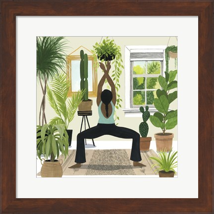 Framed Indoor Asana II Print