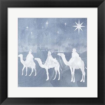 Framed Star of Bethlehem II Print