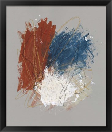 Framed Primary Color Study II Print