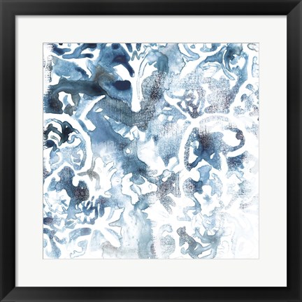 Framed Blue Reverie IV Print