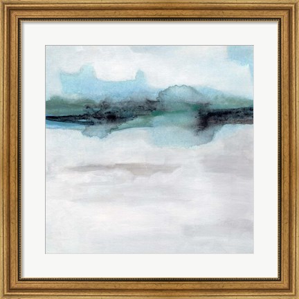 Framed Coastline Mirage I Print