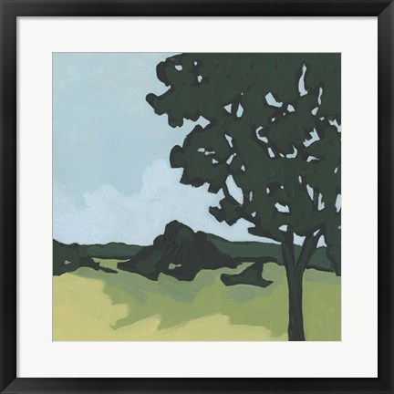 Framed Arbor Silhouette II Print