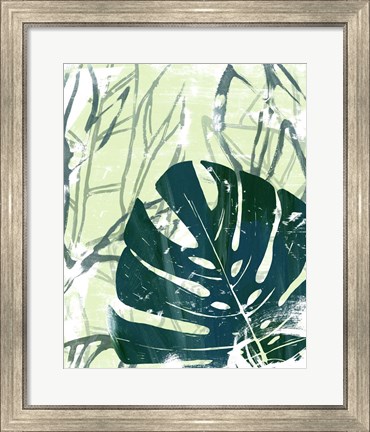 Framed Palm Pastiche I Print