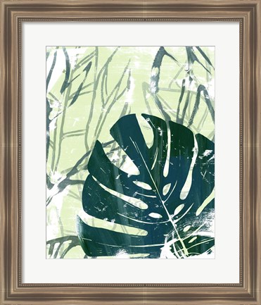 Framed Palm Pastiche I Print