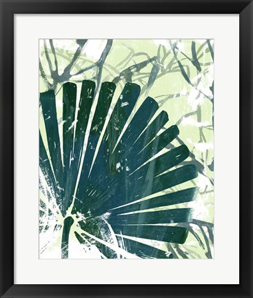 Framed Palm Pastiche II Print