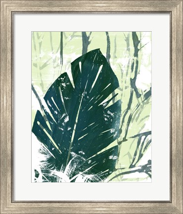 Framed Palm Pastiche IV Print