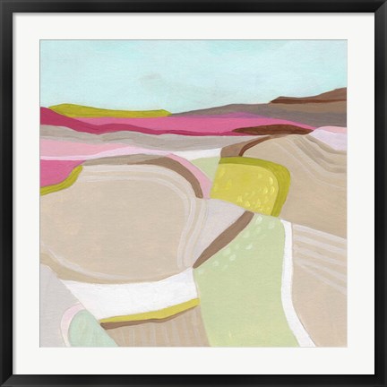 Framed Valley Path II Print