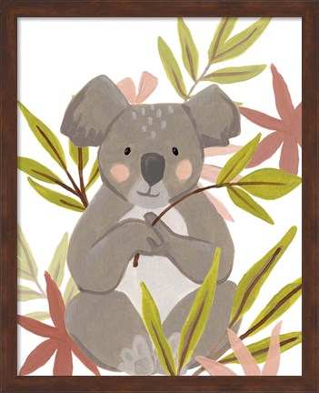 Framed Koala-ty Time I Print