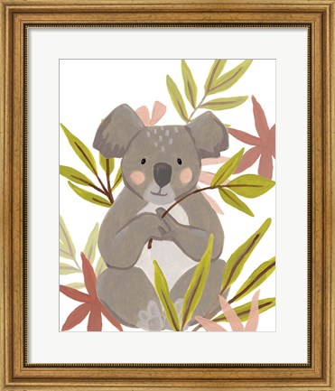 Framed Koala-ty Time I Print