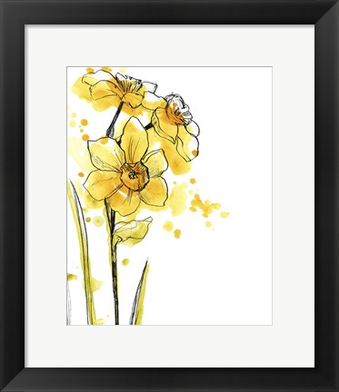 Framed Spring Contours III Print