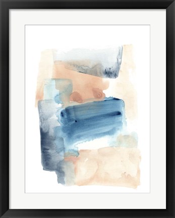 Framed Wave Stack II Print