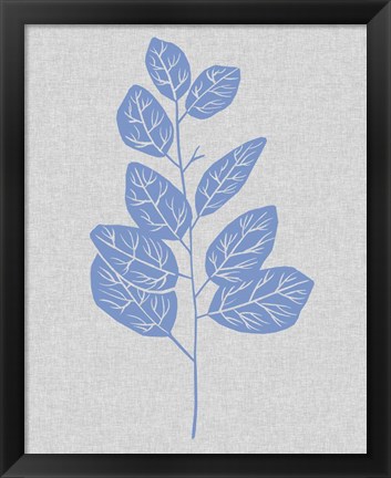 Framed Blue Stem I Print