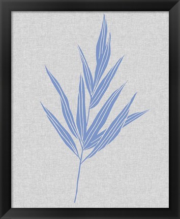 Framed Blue Stem II Print