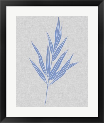 Framed Blue Stem II Print