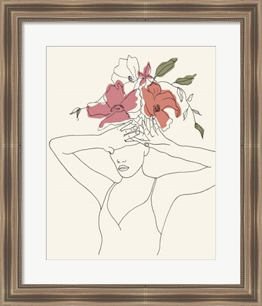 Framed Blooming I Print