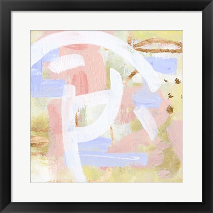 Framed Champagne Blush III Print