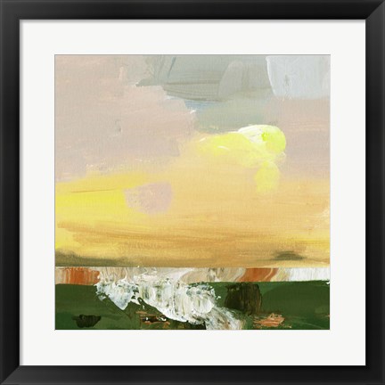 Framed Wetland Sunrise III Print