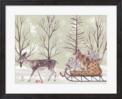 Framed Christmas Time II Print