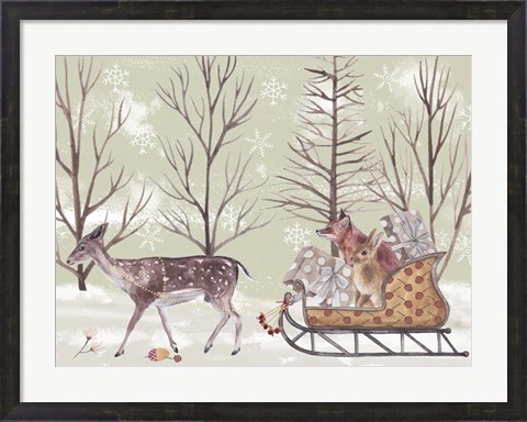 Framed Christmas Time II Print