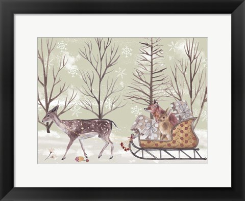 Framed Christmas Time II Print