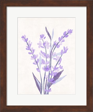 Framed Lavender Land II Print