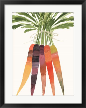 Framed Vibrant Bunch II Print