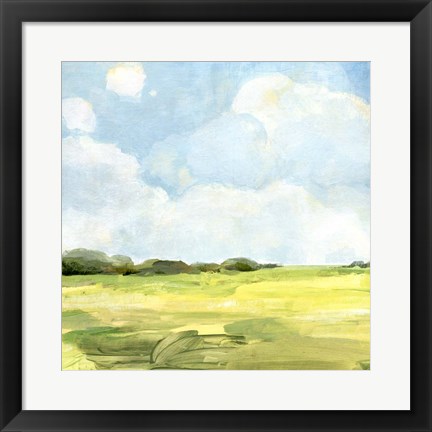 Framed Open Fields II Print