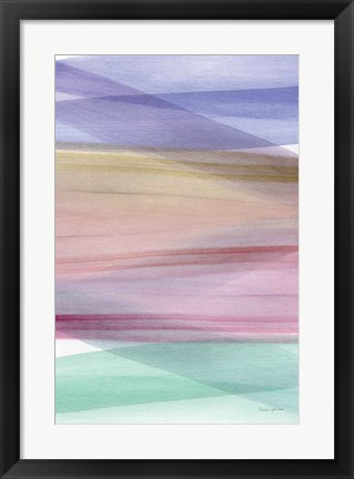 Framed Soft Summer II Warm Print