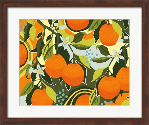 Framed Sweet Clementine I Print