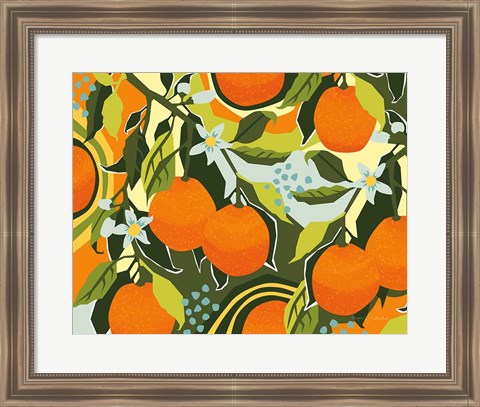 Framed Sweet Clementine I Print