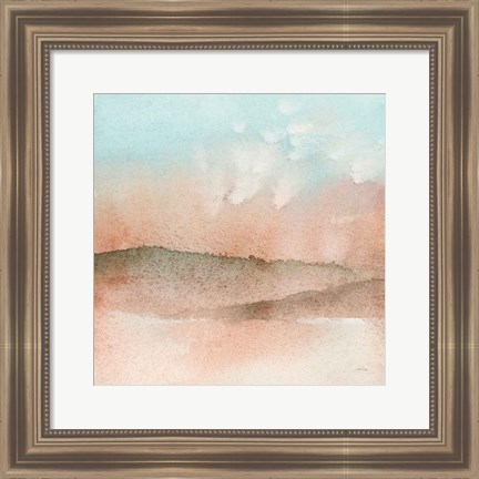 Framed Desert Landscape I Print