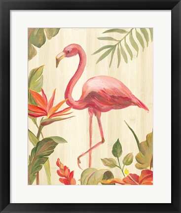 Framed Tropical Garden X Print