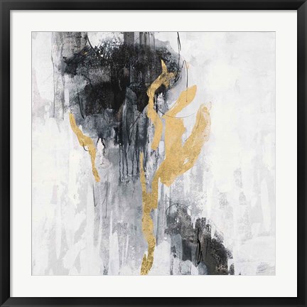 Framed Golden Rain II Print