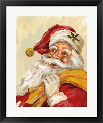 Framed Santa Print