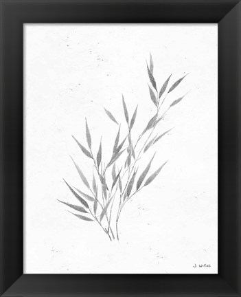 Framed Soft Summer Sketches III Blue Print