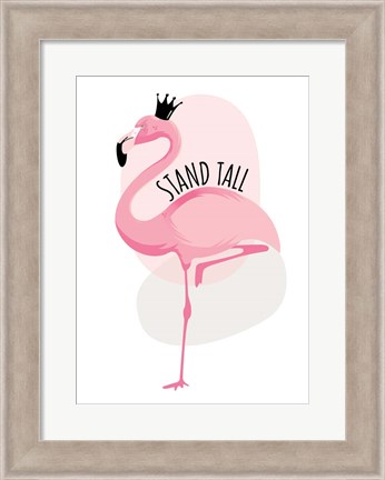 Framed Flamingo Print